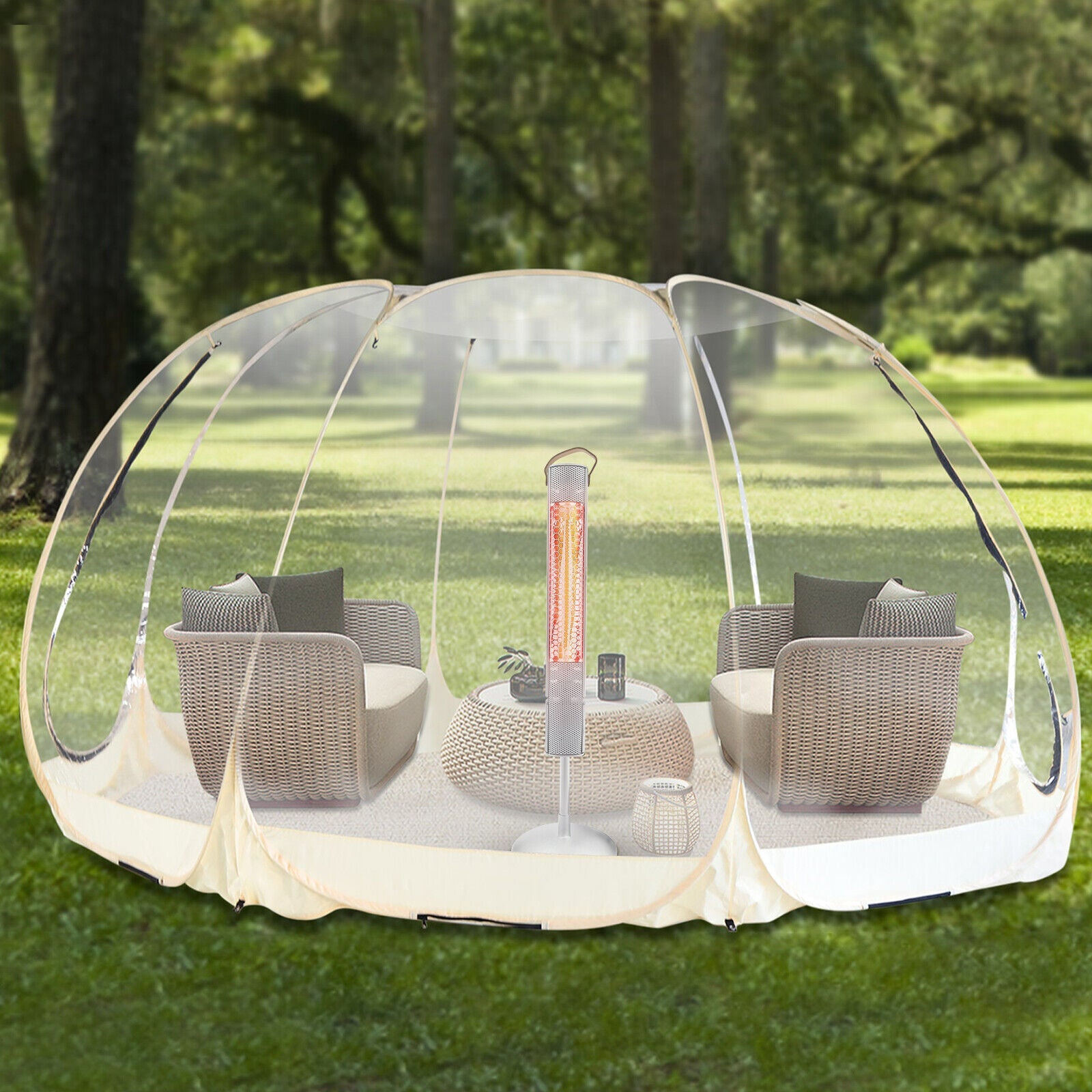 Portable Freestanding Indoor / Outdoor Infrared Space Patio Heater