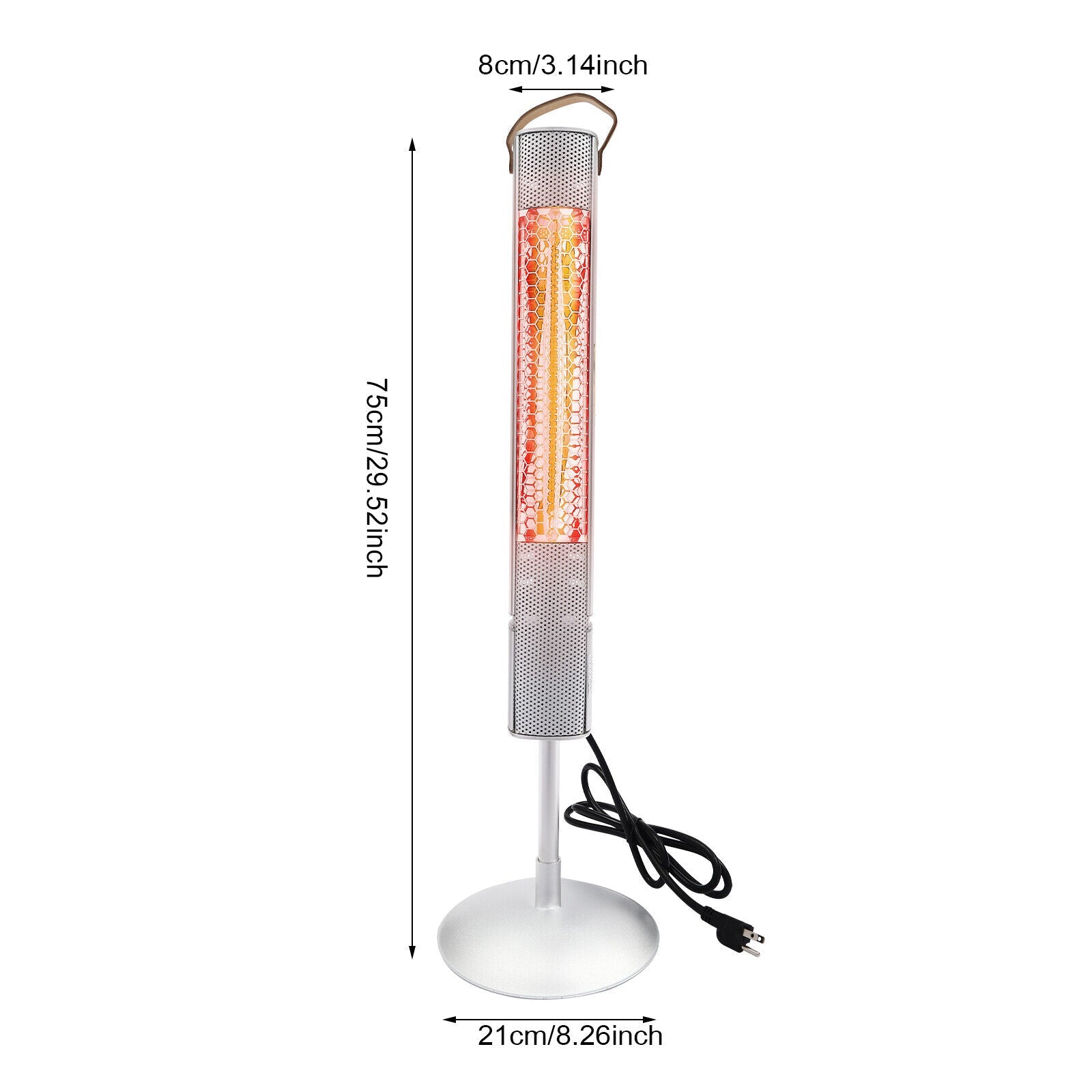 Portable Freestanding Indoor / Outdoor Infrared Space Patio Heater