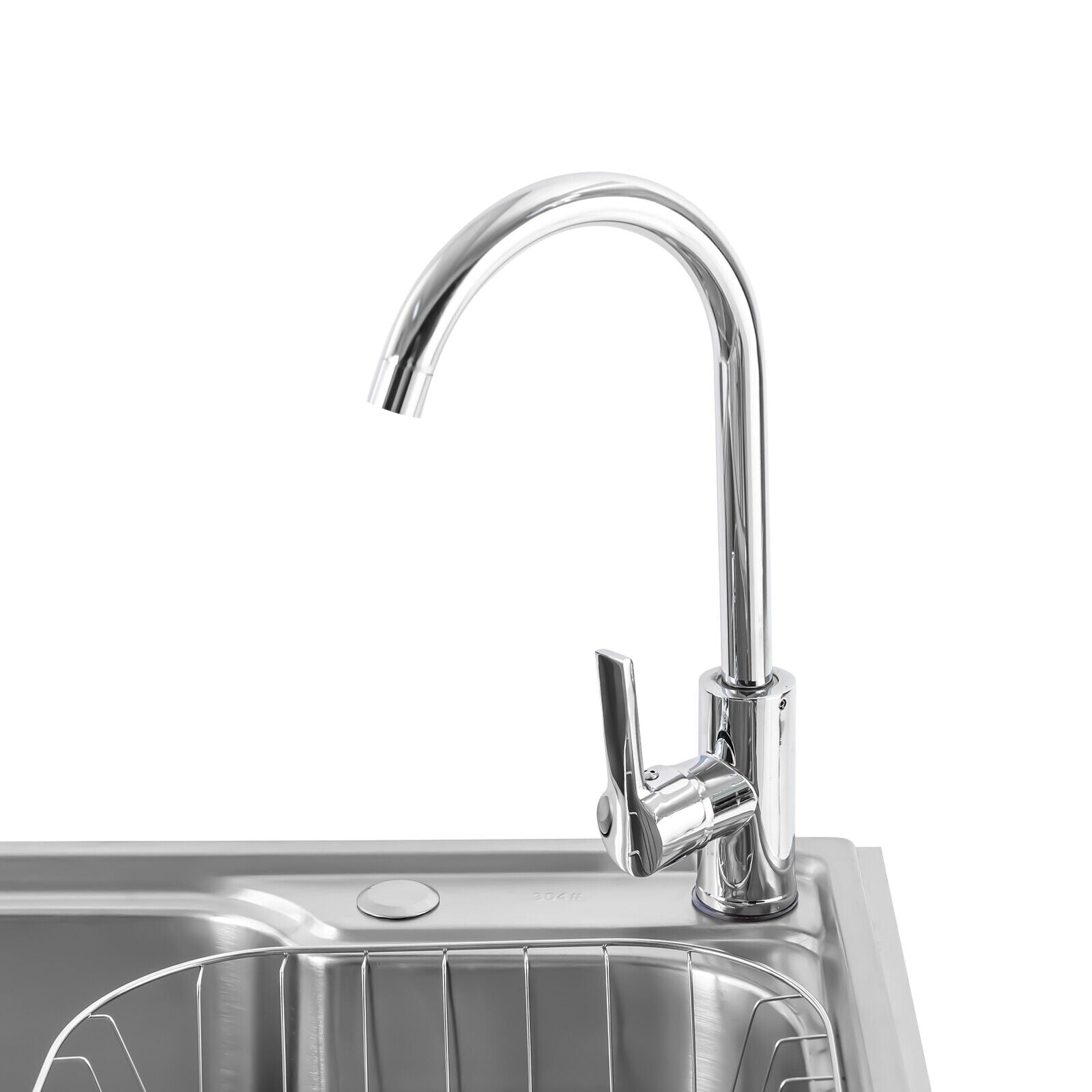 Large Stainless Steel Freestanding Laundry Room Utility Sink