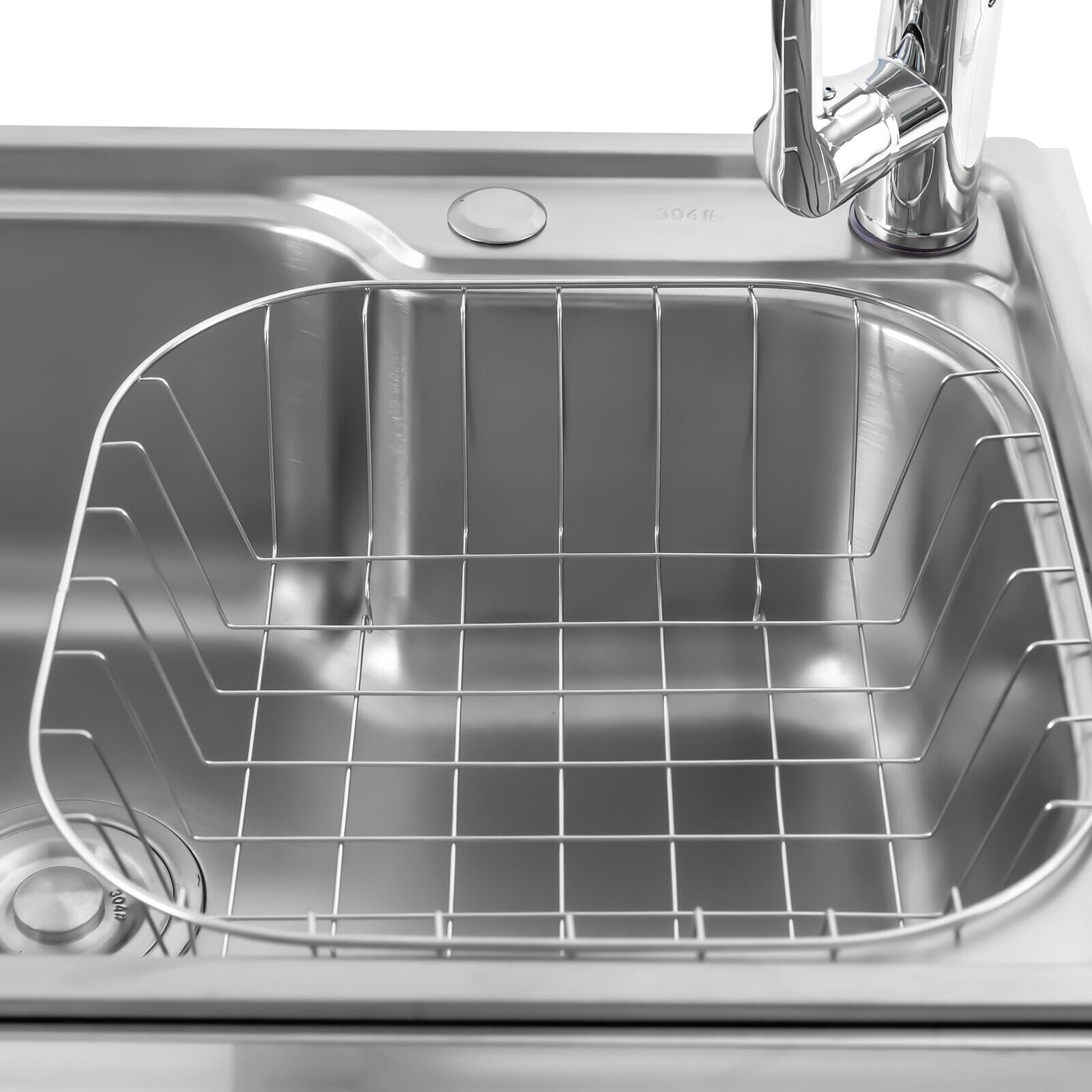 Large Stainless Steel Freestanding Laundry Room Utility Sink