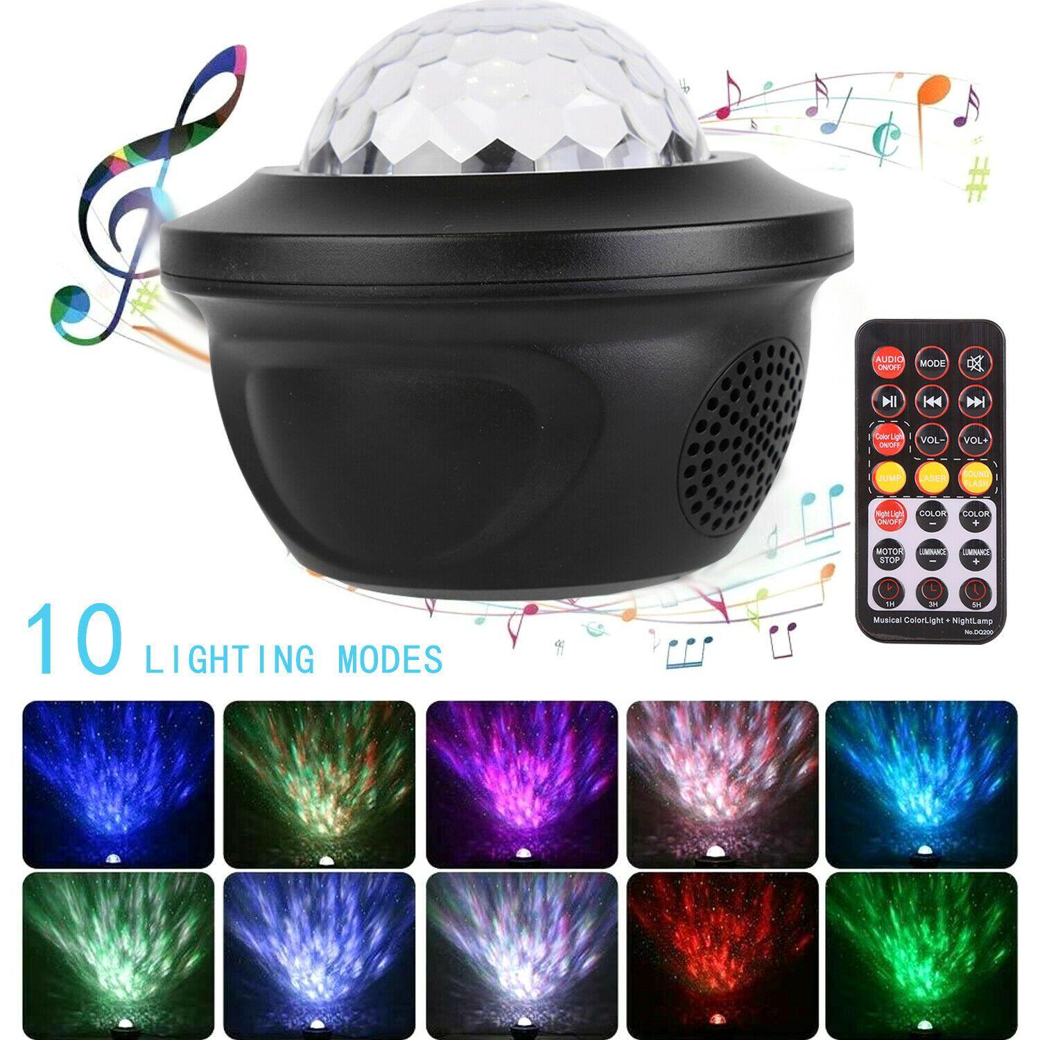 LED Starry Night Sky Galaxy Projector Light 3D Ocean Star Lamp Party Decor Lamp
