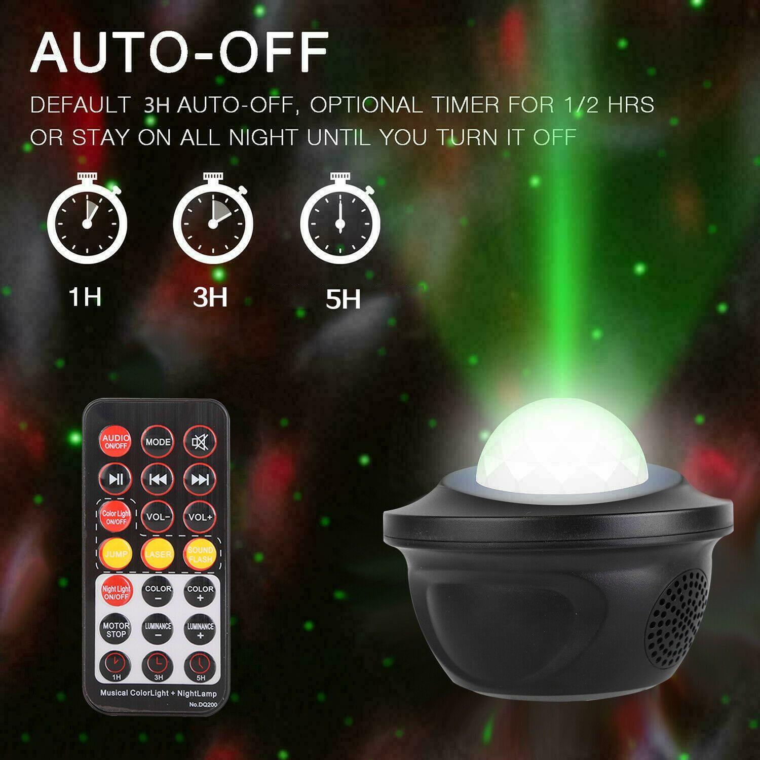 LED Starry Night Sky Galaxy Projector Light 3D Ocean Star Lamp Party Decor Lamp