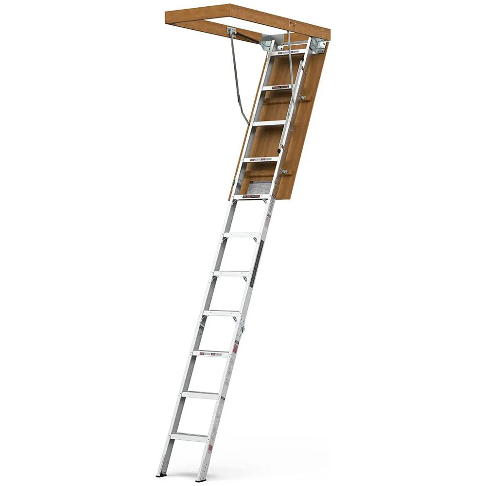 Collapsible Aluminum Folding Attic Access Ladder 54 Inch