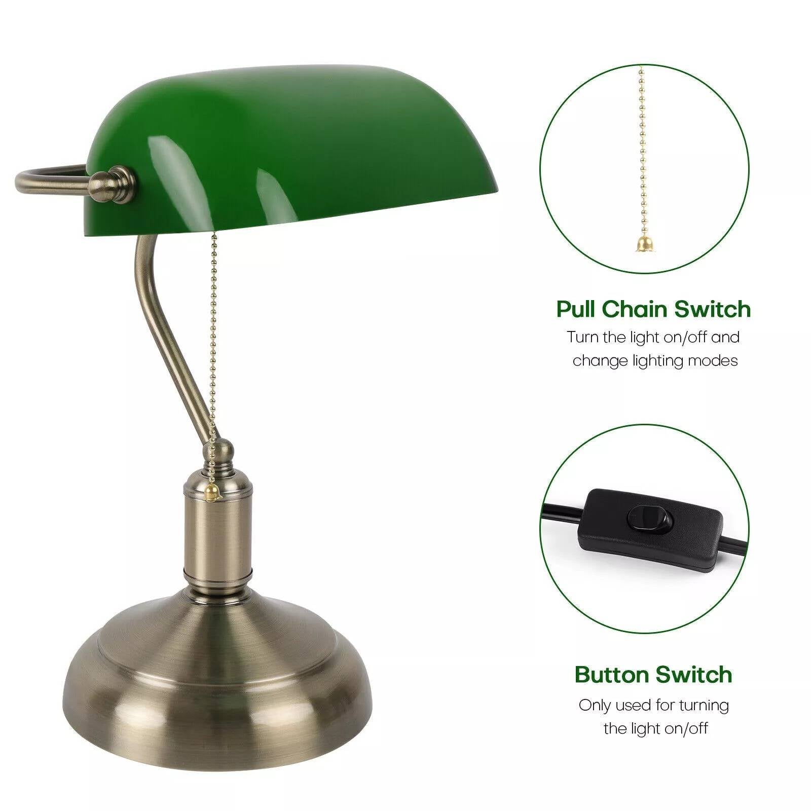 Vintage Bankers Lamp