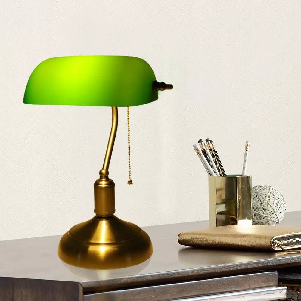 Vintage Bankers Lamp