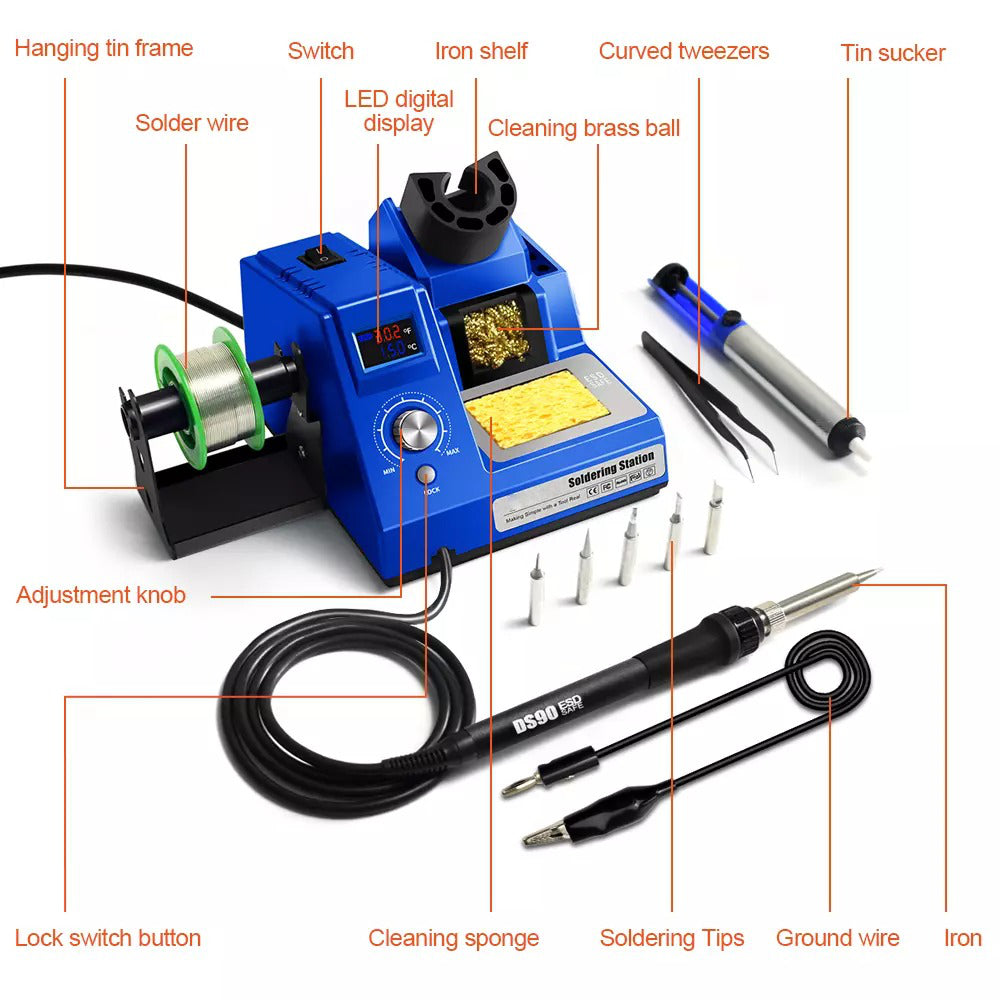 Soldering Station Iron Kit