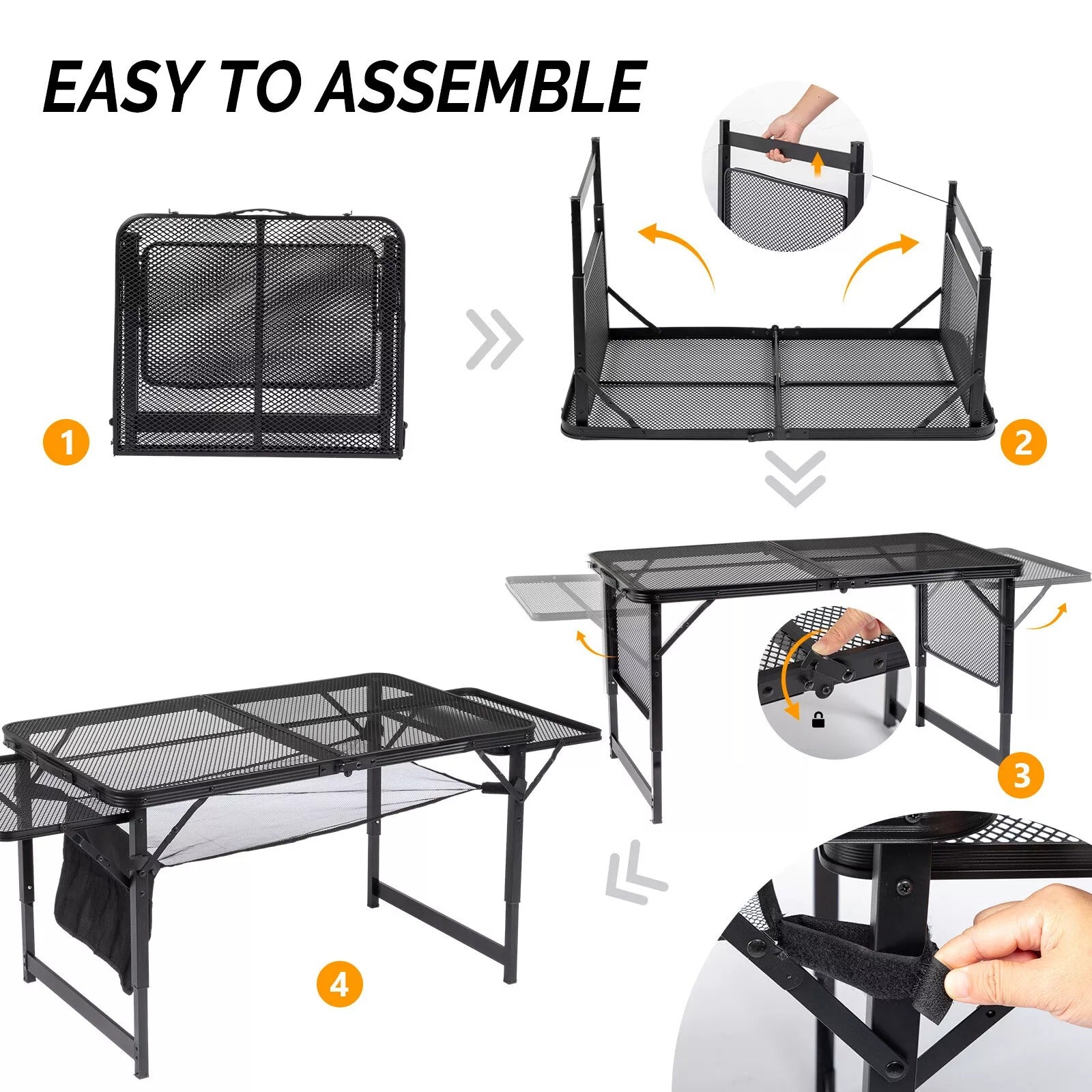 4.7 Ft Portable Folding Grill Table