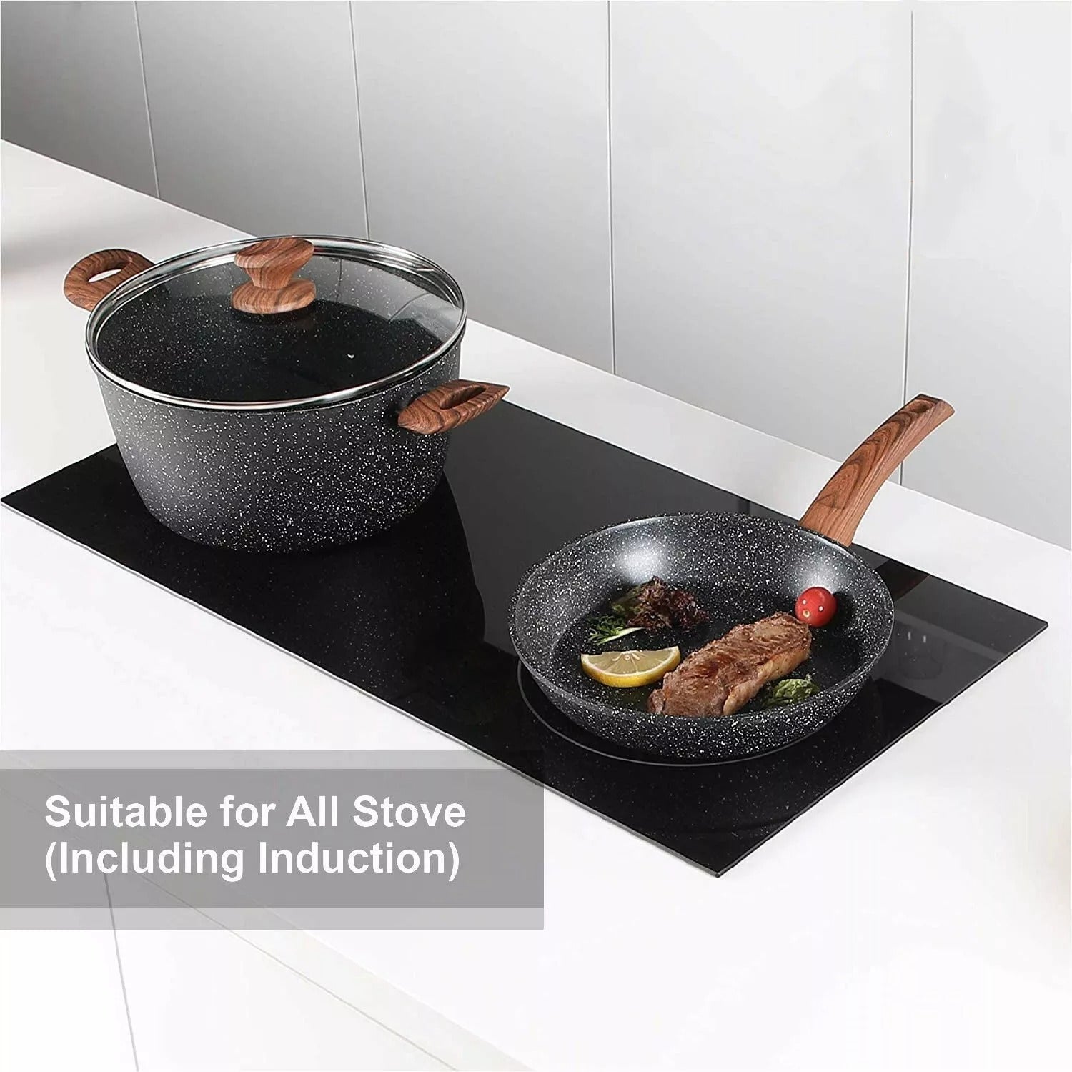 12 Pieces Pots And Pans Set