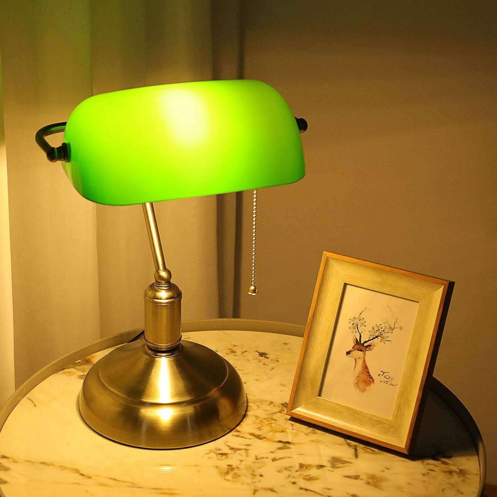 Vintage Bankers Lamp