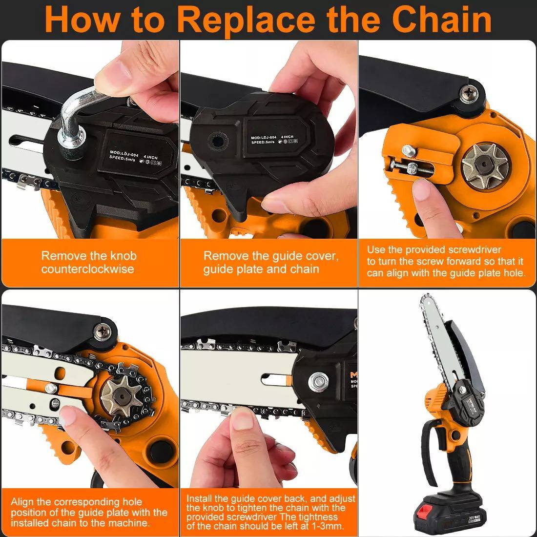 Cordless Mini Electric Chainsaw