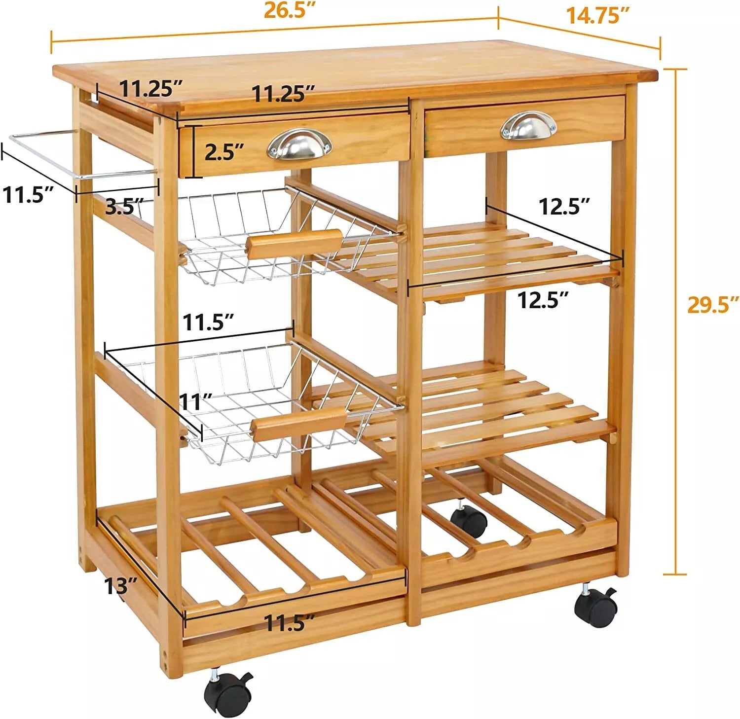 Island Carts For Kitchen