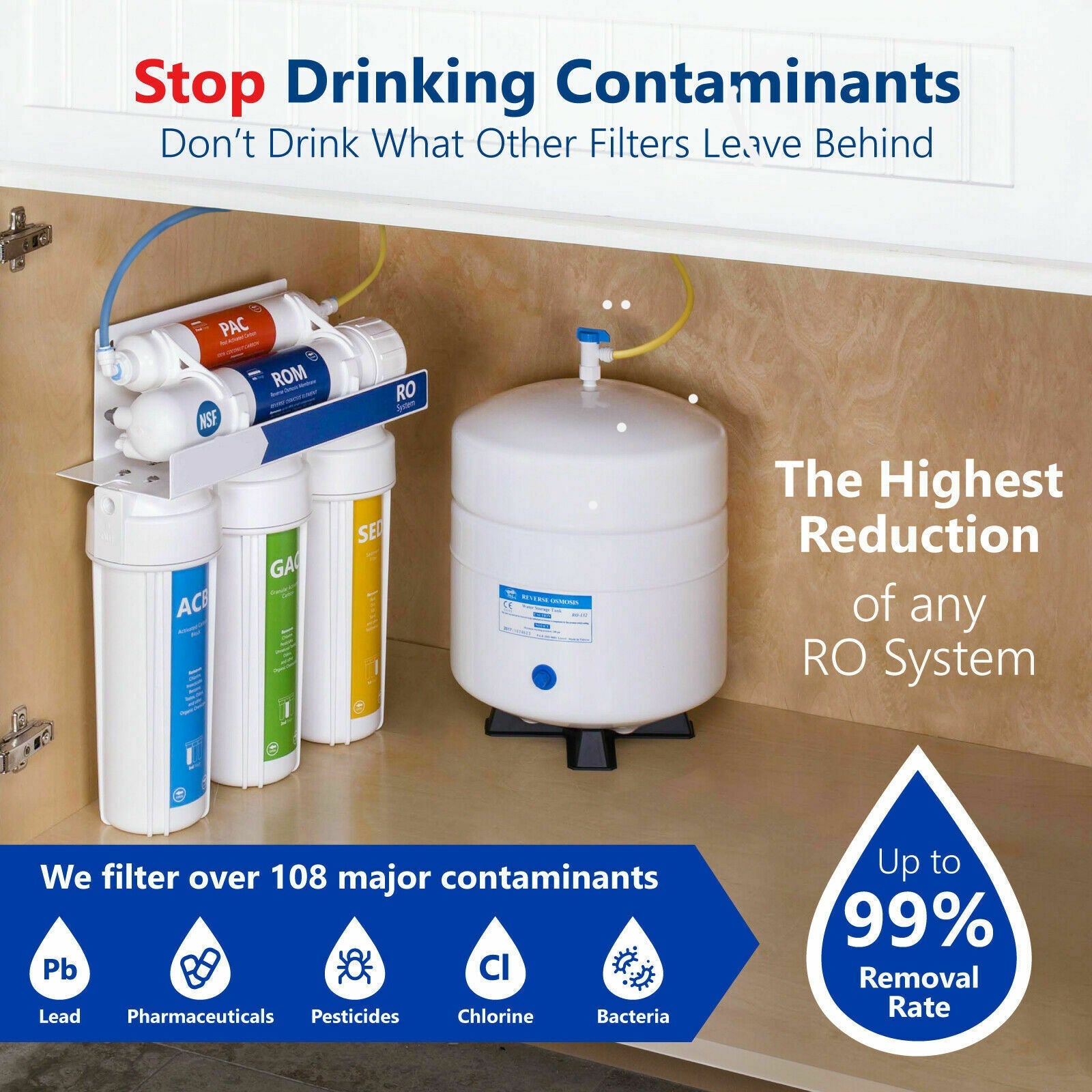 5 stage reverse osmosis water filter