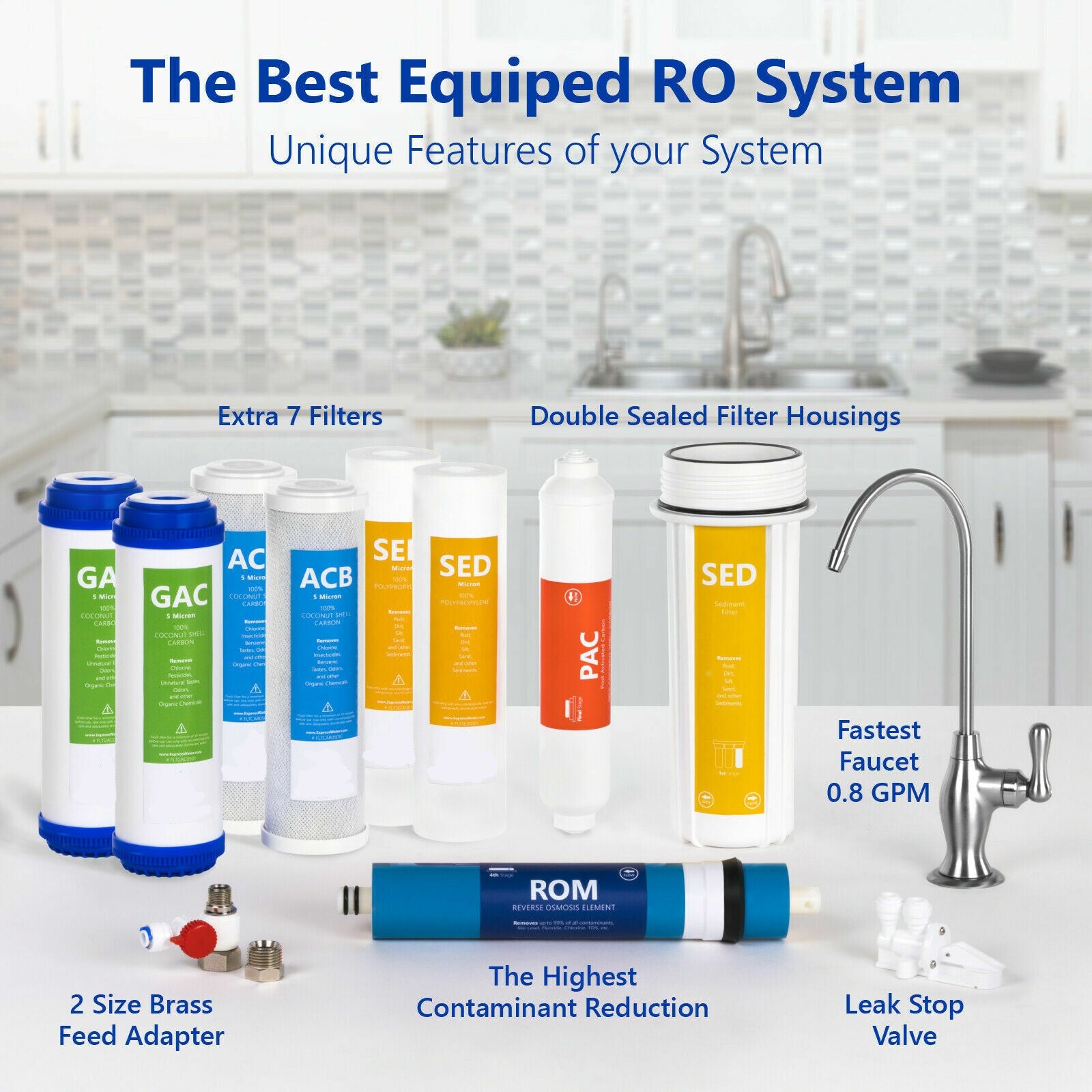 5 stage reverse osmosis water filter
