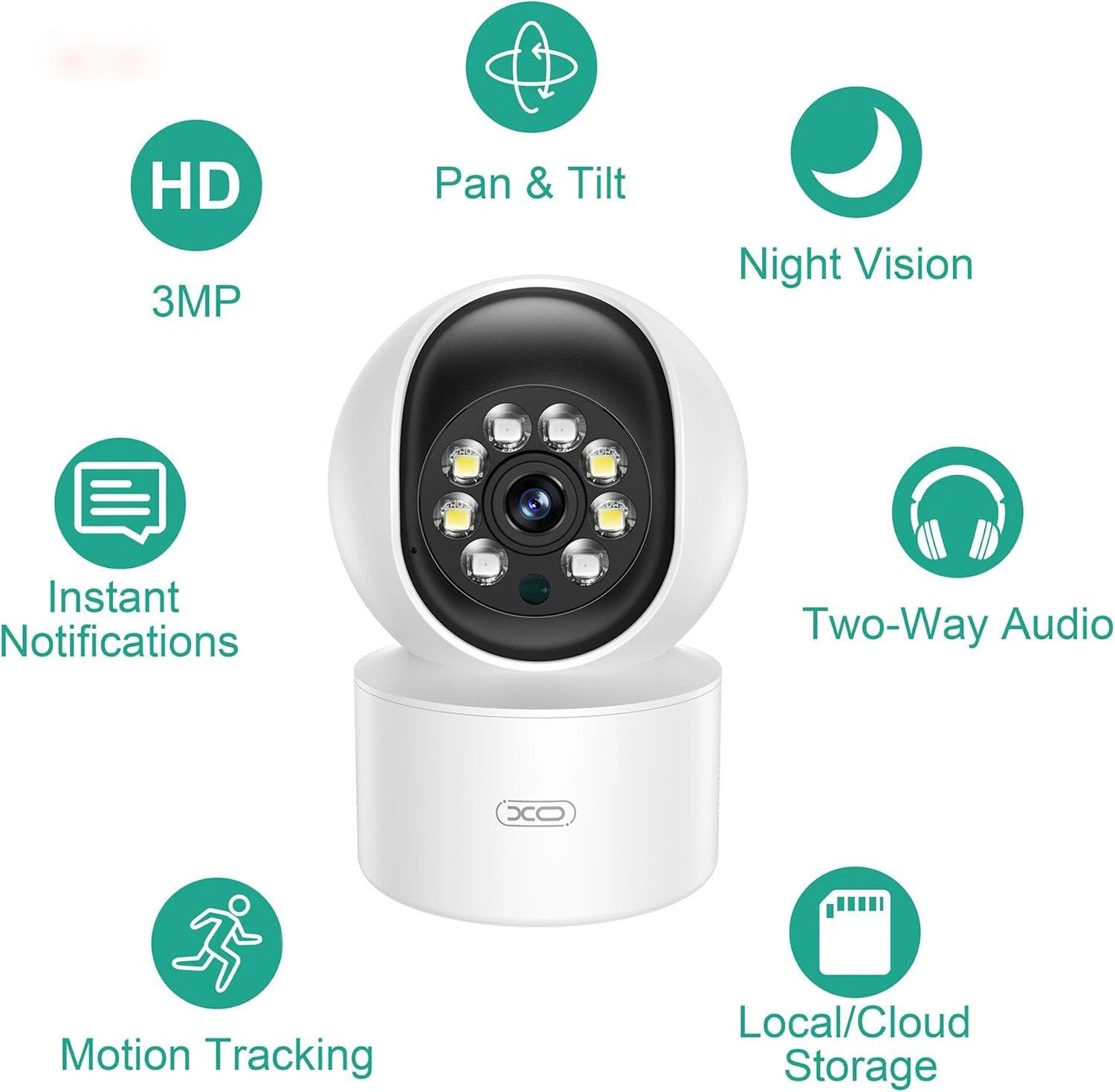 Indoor Security Camera Baby Monitor