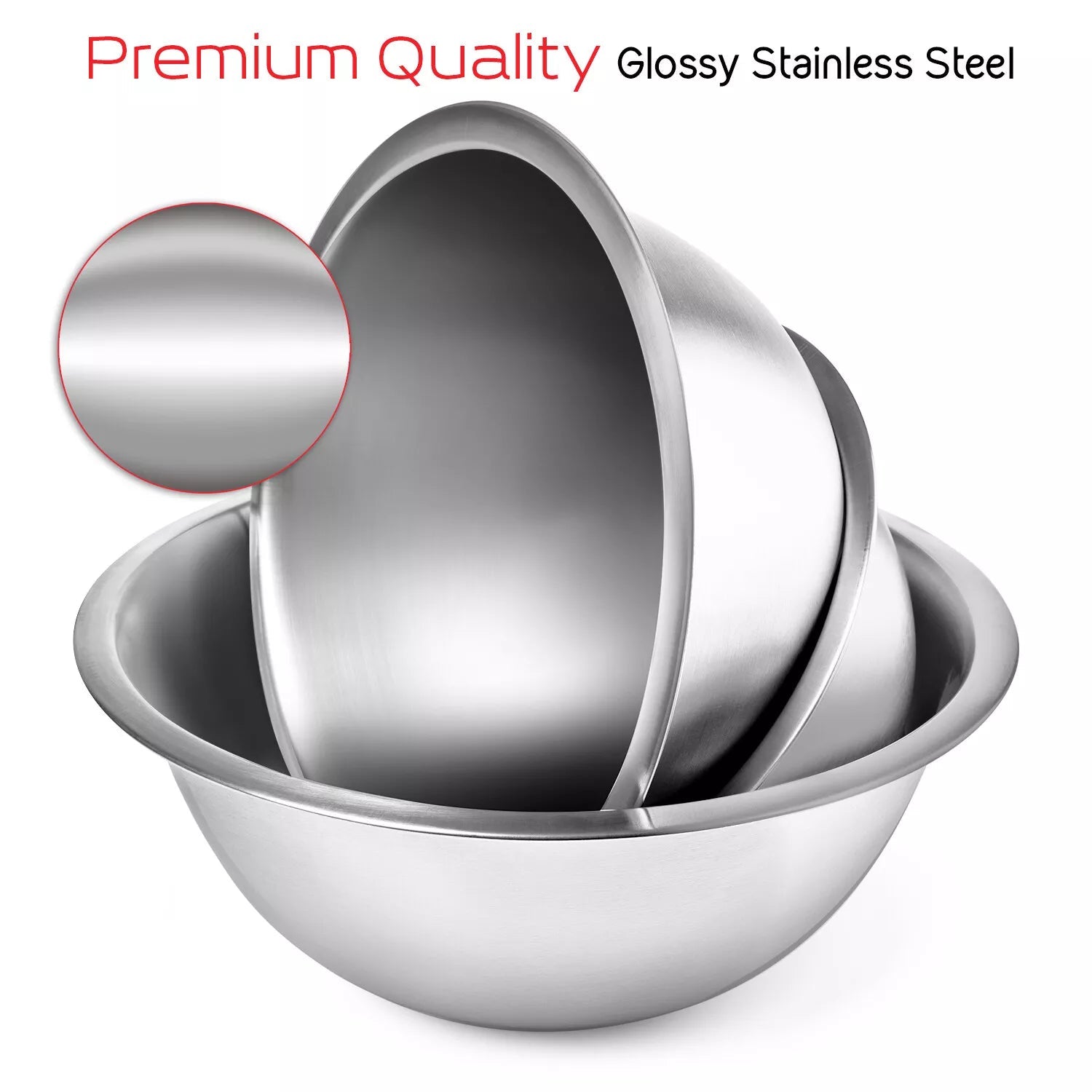 Mixing Bowls With Measuring Cups And Spoons
