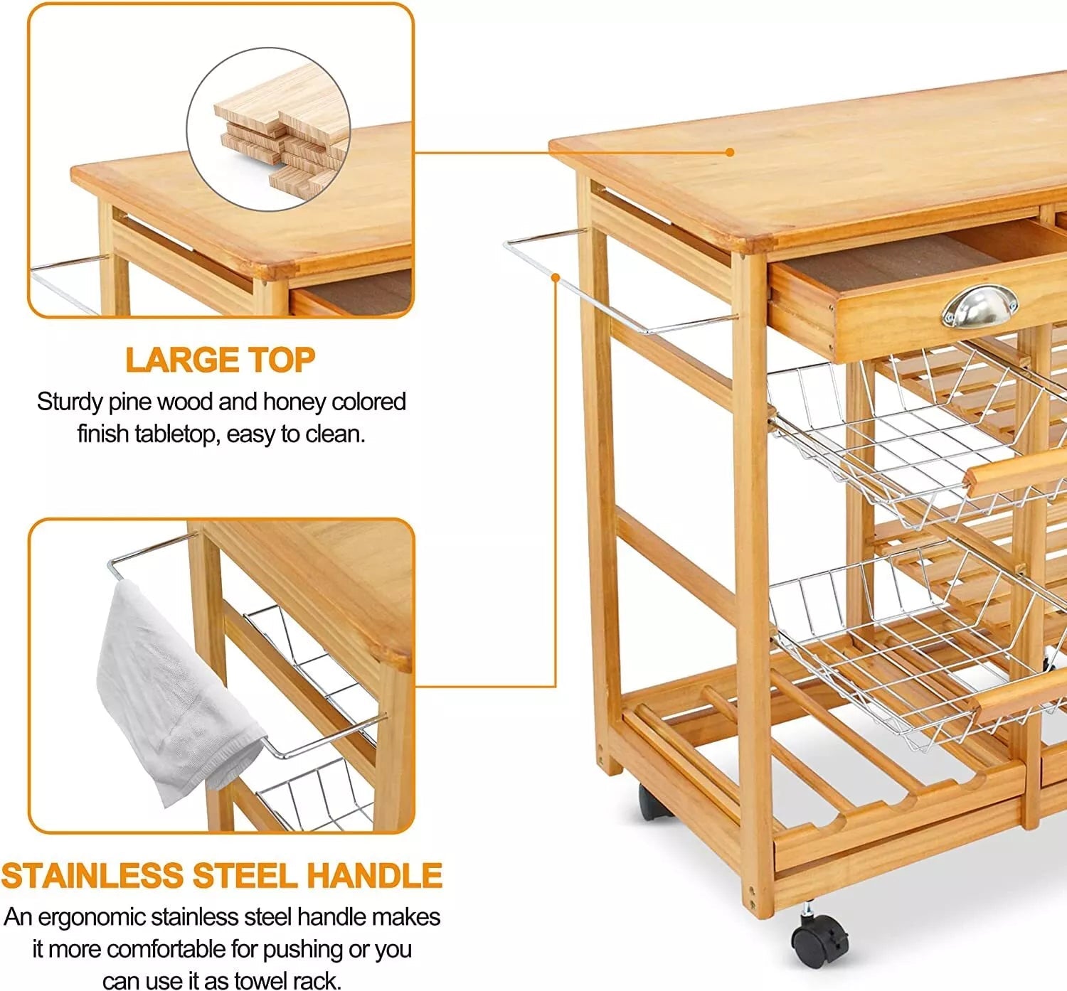 Island Carts For Kitchen