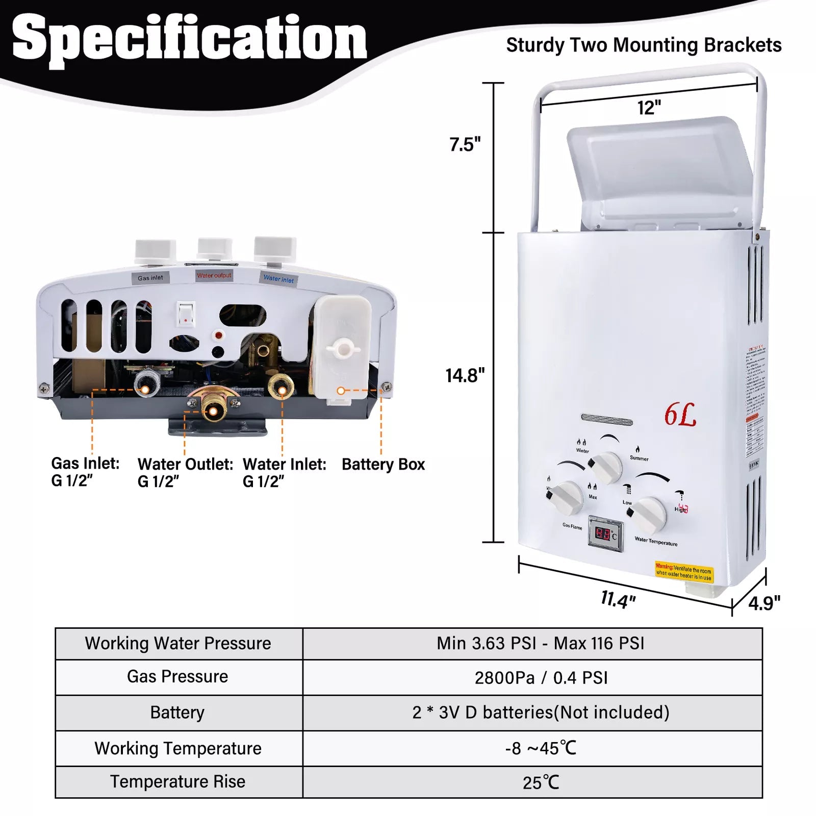 Instant Water Heater Tankless