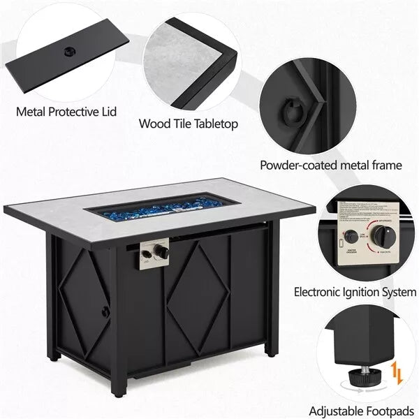 Propane Fire Pit Table