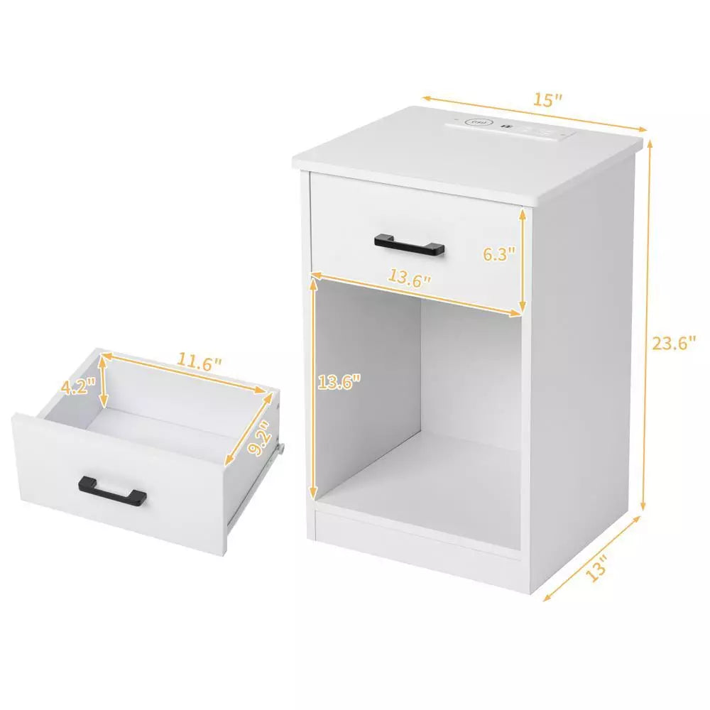 Nightstand Bedside Table
