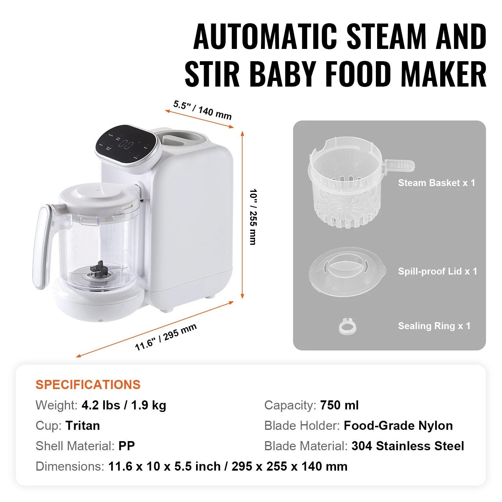Baby Food Maker And Steamer
