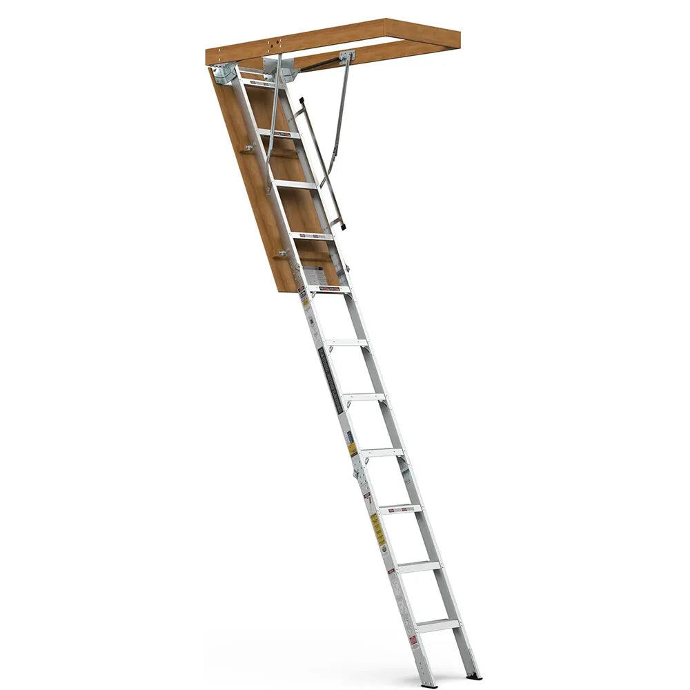 Collapsible Aluminum Folding Attic Access Ladder 54 Inch
