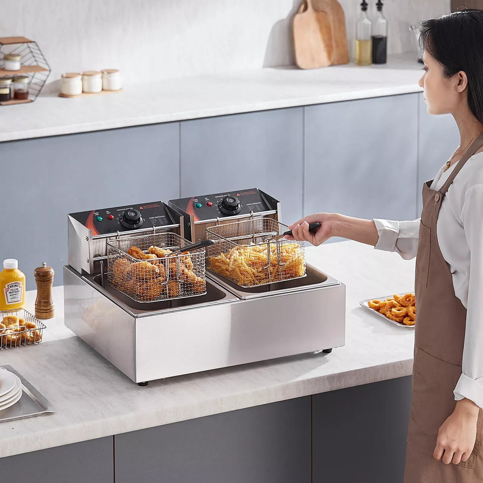 25Qt Commercial Electric Deep Fryer