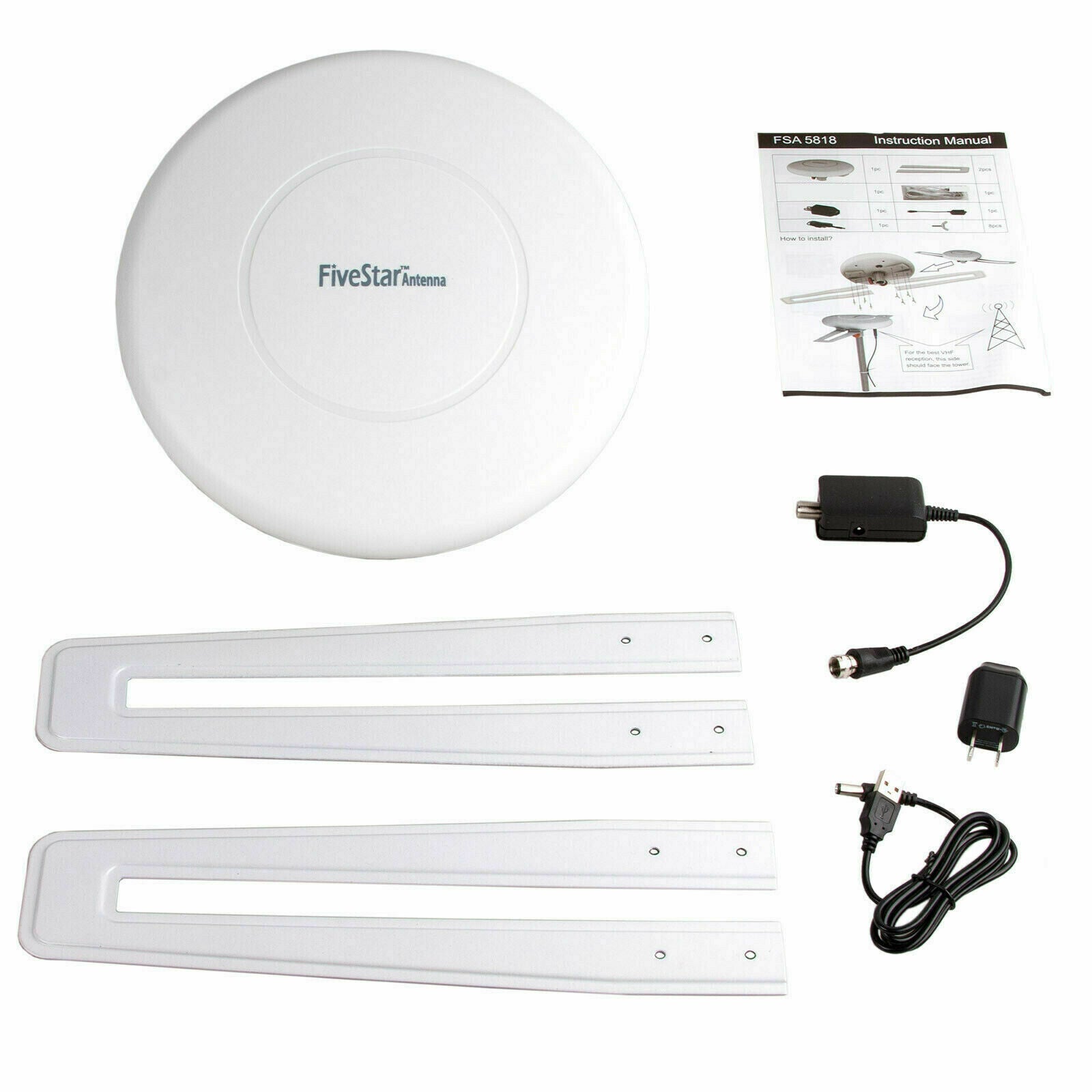 Omni Directional Outdoor Long Range Digital Amplified HDTV Antenna