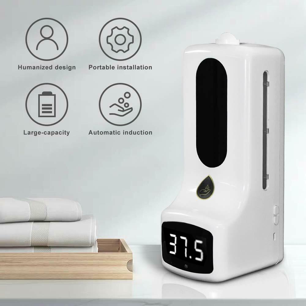 Automatic Sanitizer Dispenser Infrared Thermometer Touchless with Floor stand