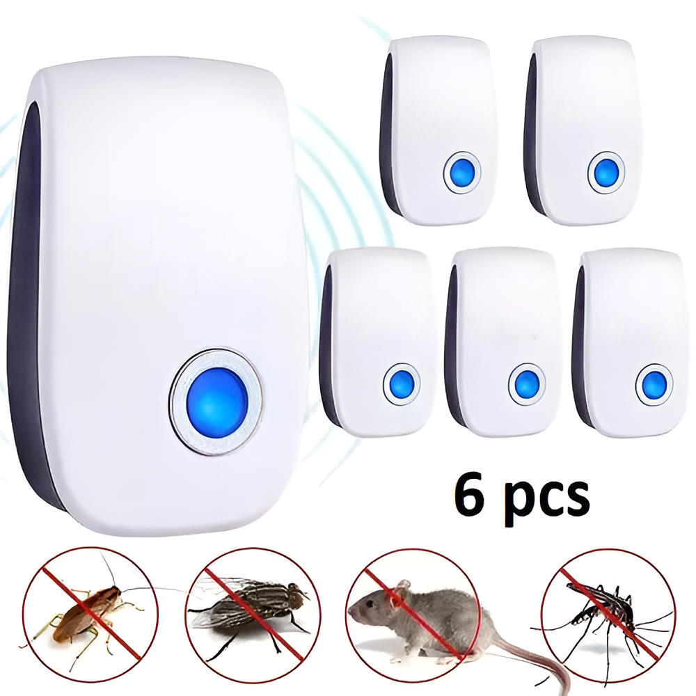 Ultrasonic Mice And Rat Repellent 6 Pack