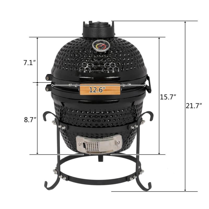 Outdoor BBQ Grill Charcoal Barbecue Pit Patio Backyard Camping Meat Cook Smoker Grill