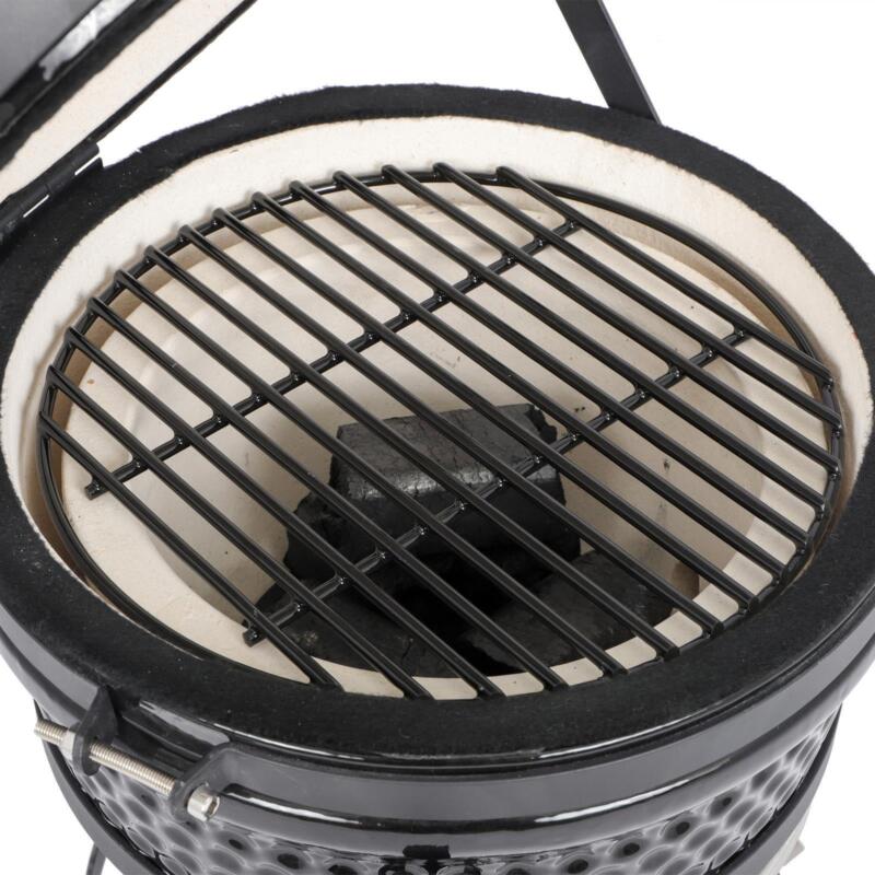 Outdoor BBQ Grill Charcoal Barbecue Pit Patio Backyard Camping Meat Cook Smoker Grill