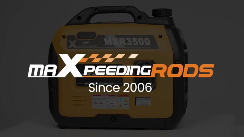 Gas Powered 3500 Watt Portable Inverter Generator Super Quiet 58 dB Home Backup