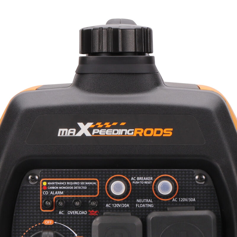 Gas Powered 3500 Watt Portable Inverter Generator Super Quiet 58 dB Home Backup