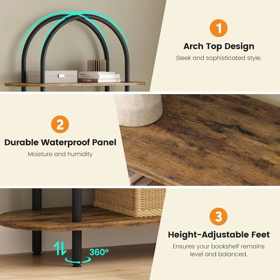 Arched Bookcase