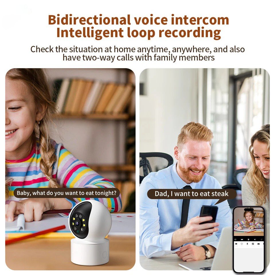 Indoor Security Camera Baby Monitor