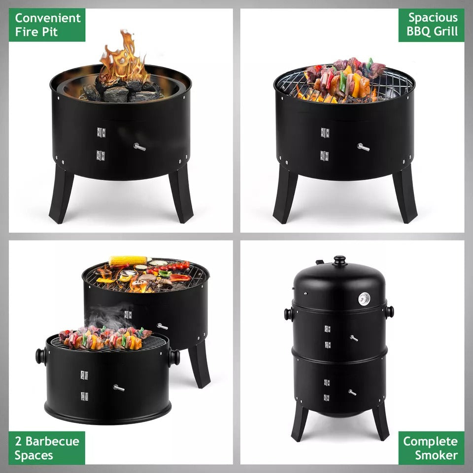 Charcoal Smoker BBQ Grill