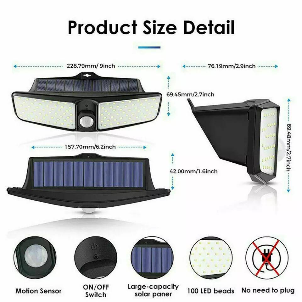 Solar Powered Outdoor Lights With Motion Sensor