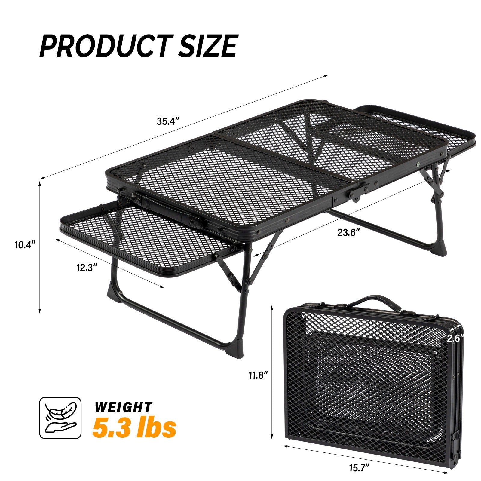 4.7 Ft Portable Folding Grill Table
