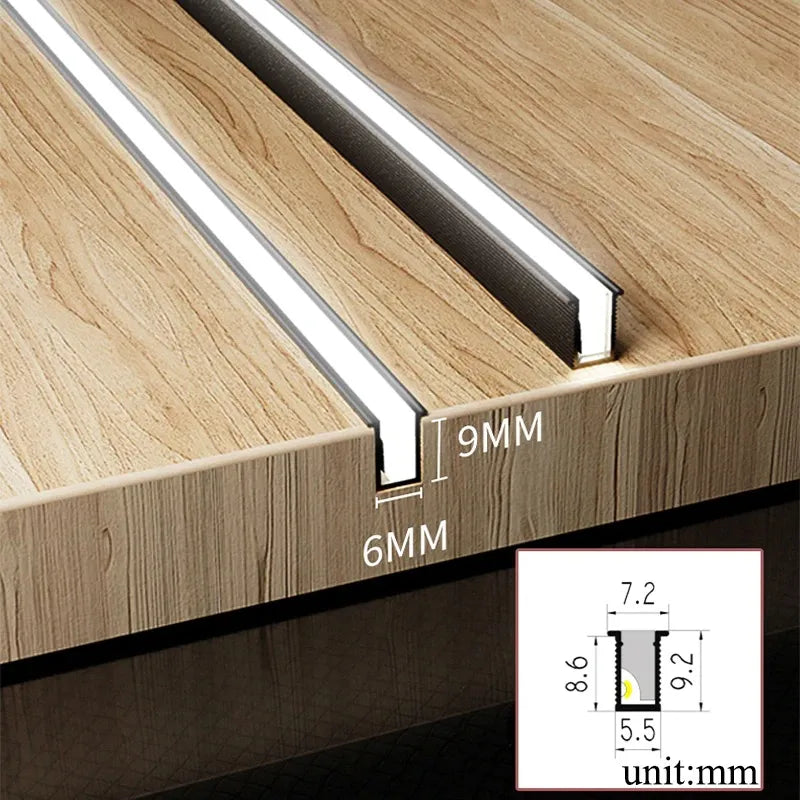 Ultra Thin LED Under Cabinet Light Bar | Customizable Length, Energy Efficient & Ideal for Kitchen and Living Room Lighting