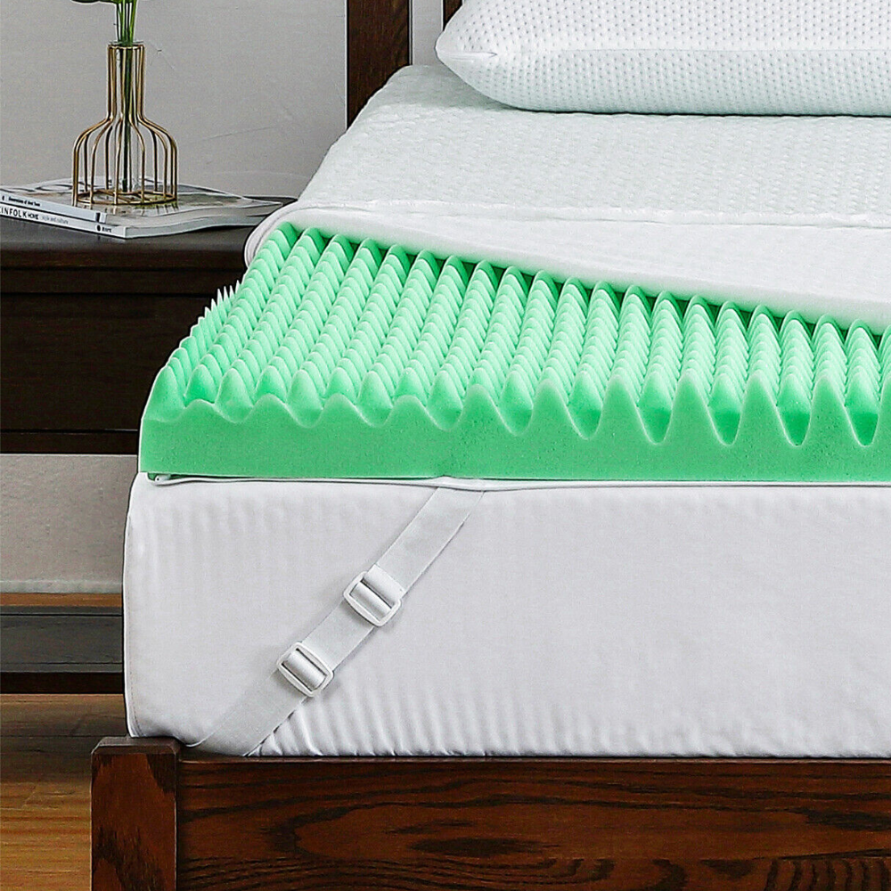 Premium Full Size Memory Foam Mattress Bed Topper