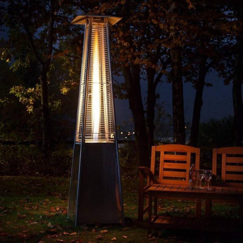 Lumix Outdoor Propane Patio Heater Restaurant Gas Fire Pit Pyramid Heat Lamp