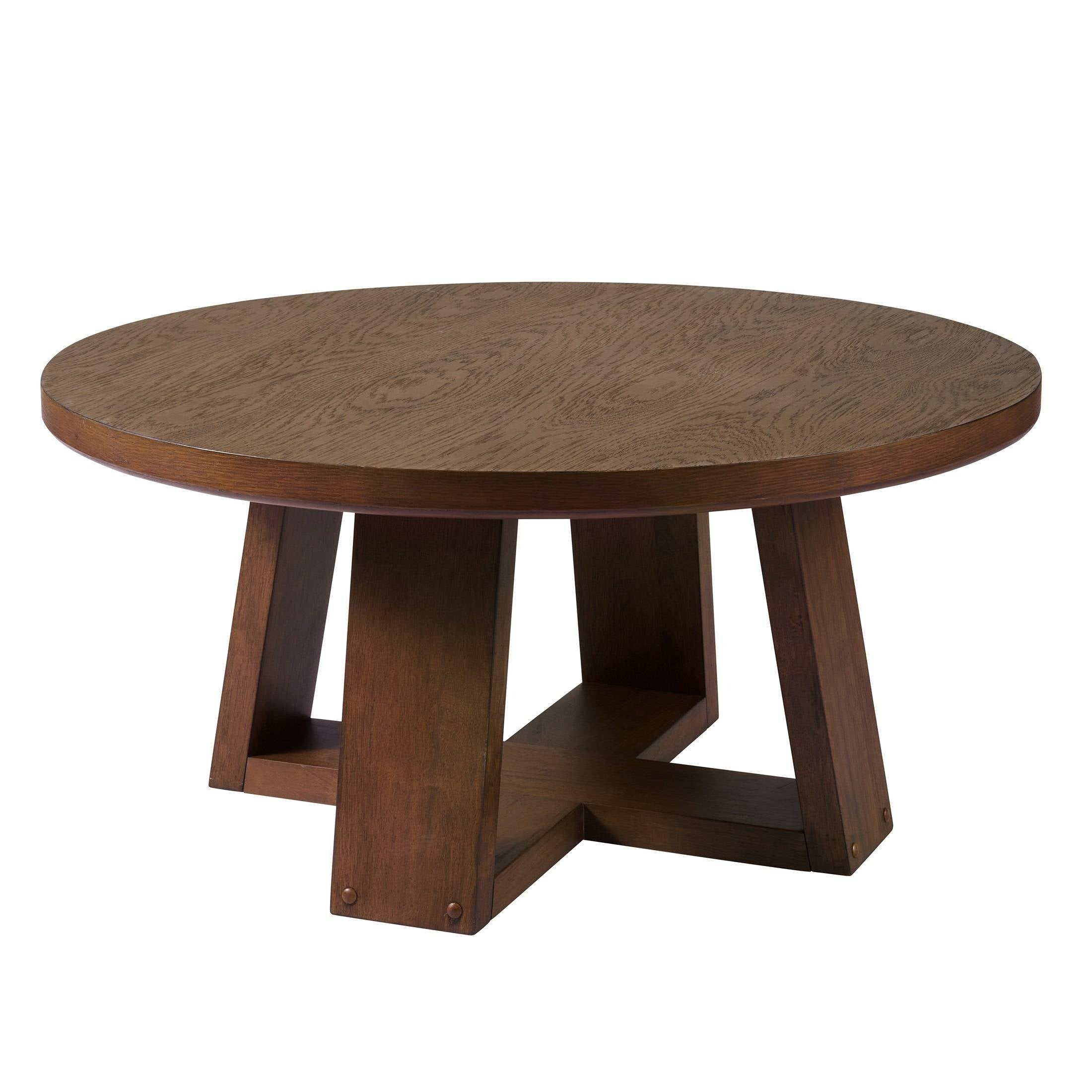 Round Wood Coffee Table