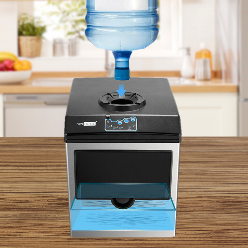 2 in 1 Multipurpose Kitchen Countertop Ice Nugget Maker Machine