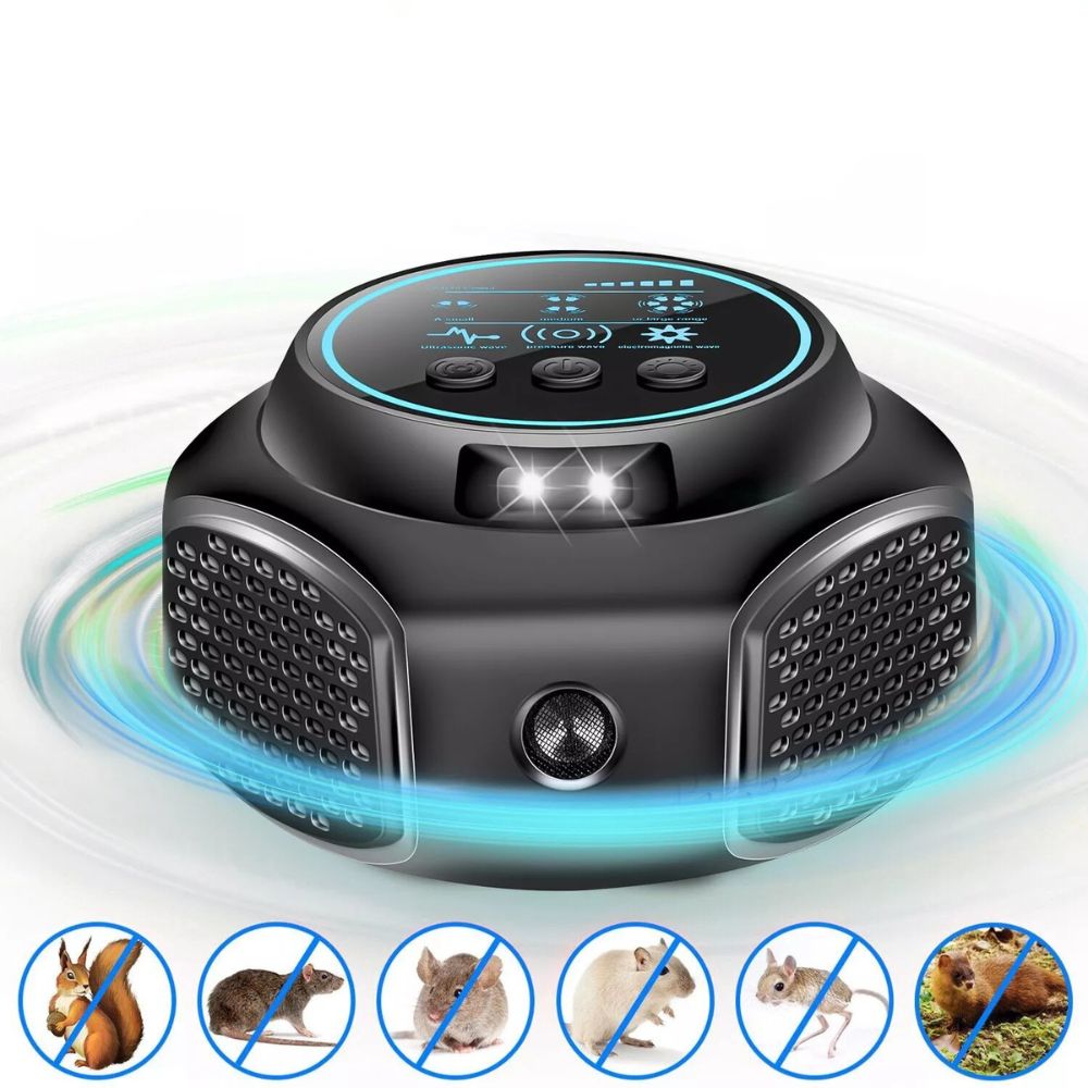 360° Ultrasonic Rodent Deterrent Pest Repeller