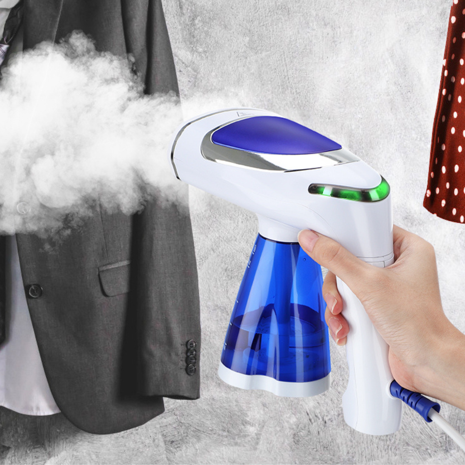 Portable Handheld Clothes Garment Travel Fabric Steamer Iron