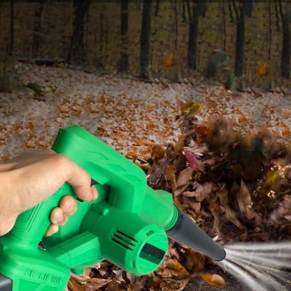 Powerful 2 in 1 Rechargeable Cordless Leaf Lawn Duster Blower