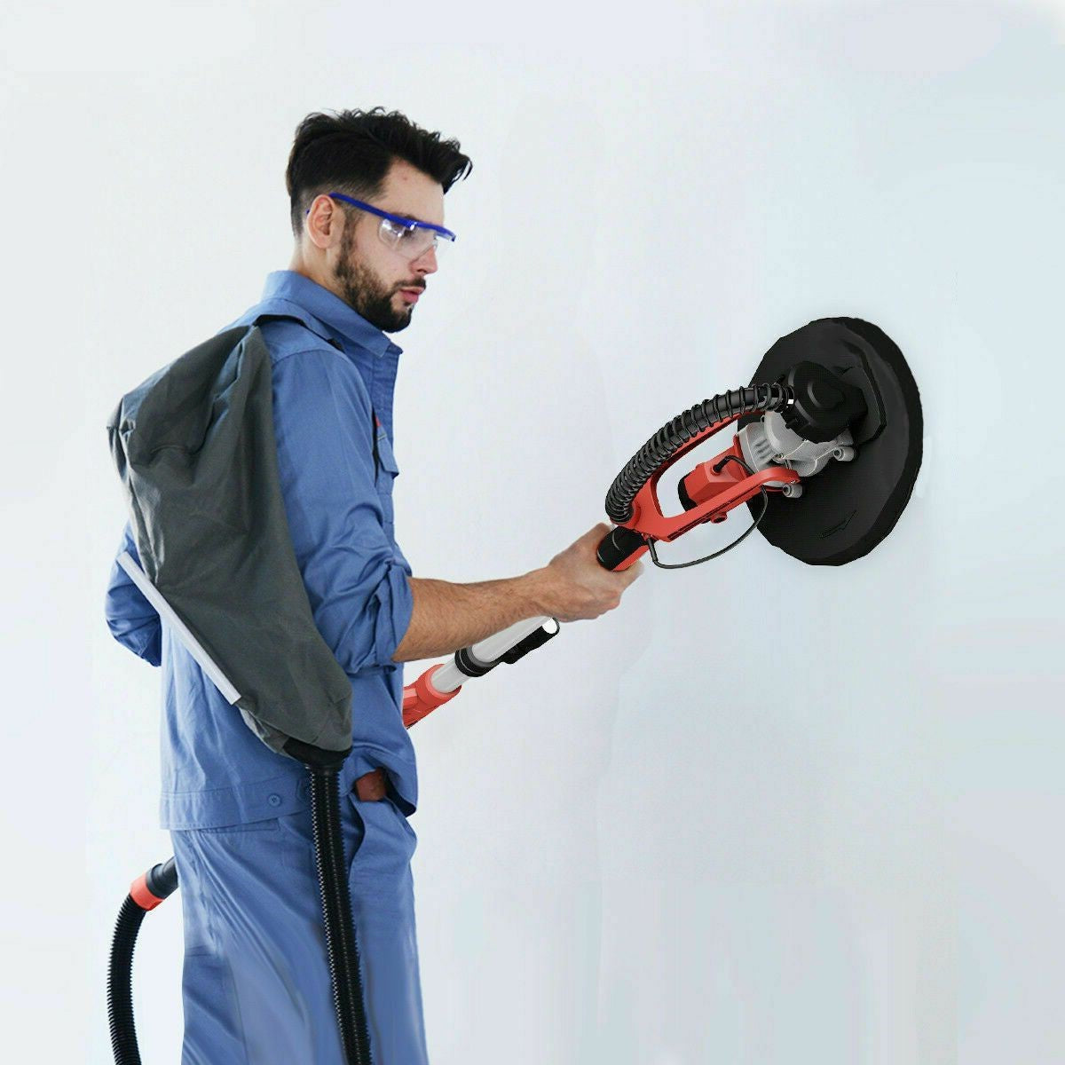 Heavy Duty Drywall Ceiling Vacuum Pole Sander Tool