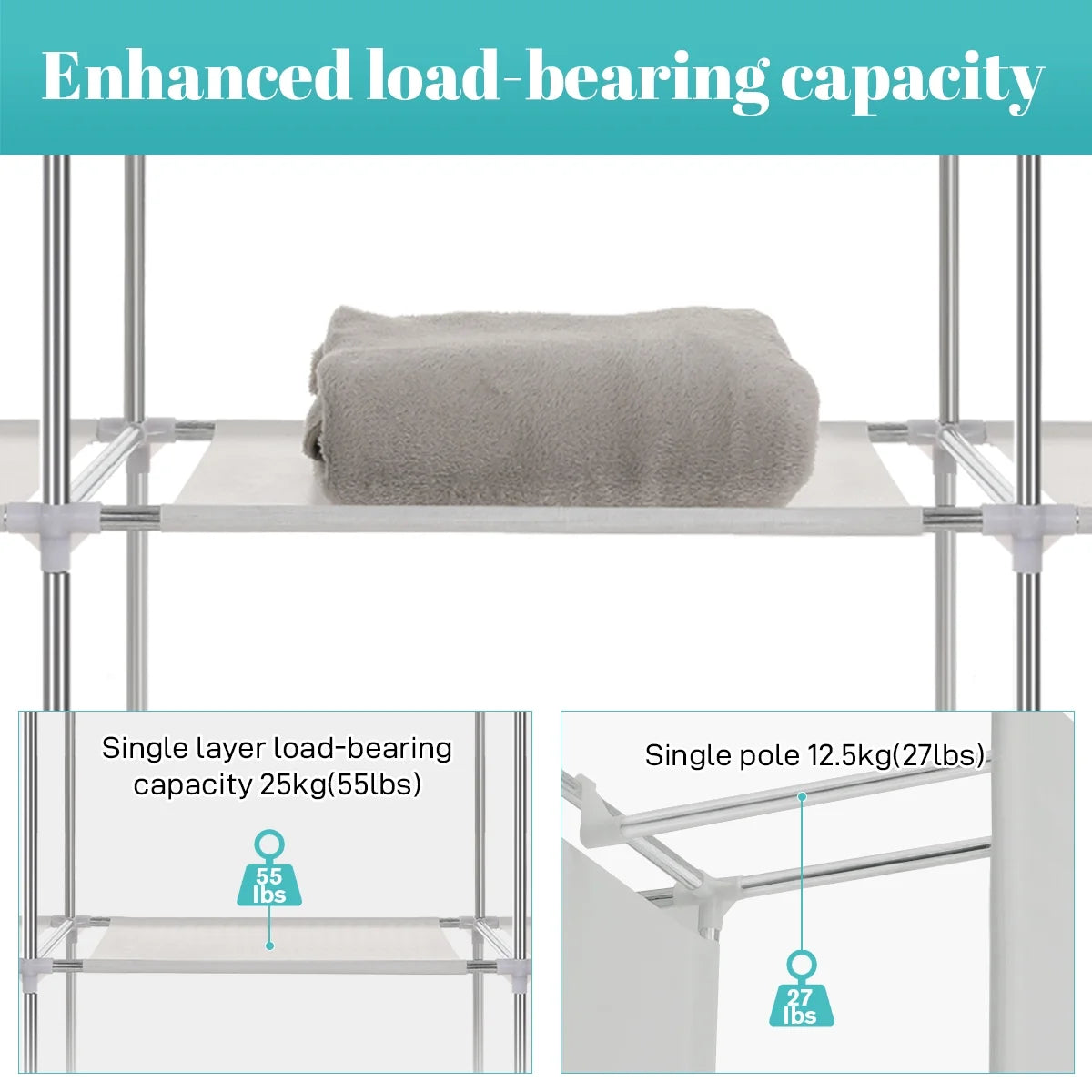 Portable Closet Clothes Wardrobe