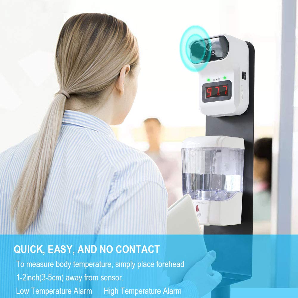 Infrared Thermometer + Automatic Soap Dispenser