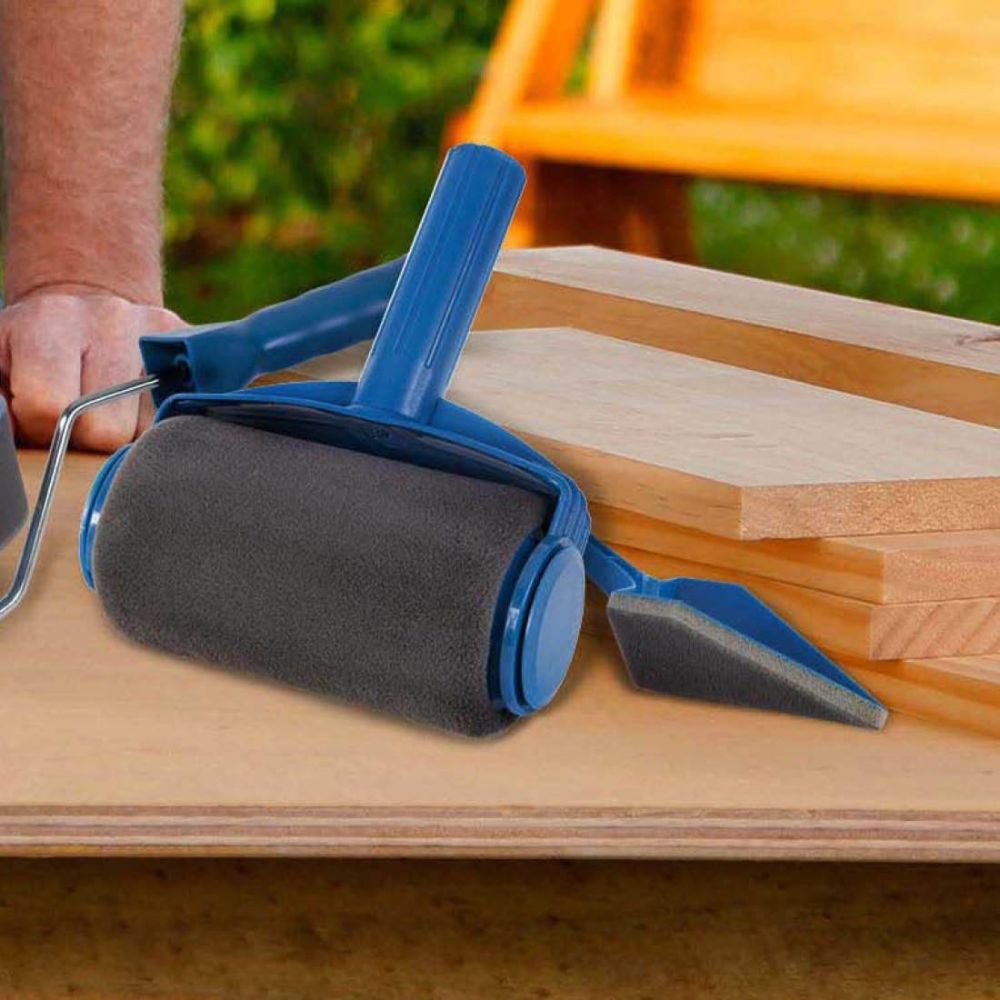 7-in-1 Adjustable Wall Paint Roller Corner Brush Set